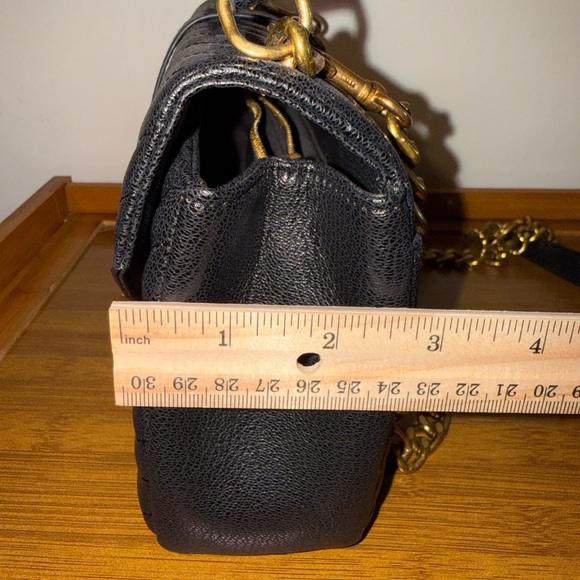 Saint Laurent Black Quilted Chevron Top-Handle Bag with Gold Hardware - Picture 15 of 15